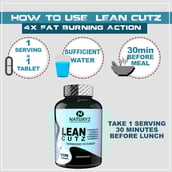 7 - Naturyz Lean Cutz Thermogenic Fat Burner,  90 tablet(s)  Unflavoured 
