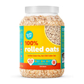 1 - Yogabar 100% Rolled Oats,  1 kg  Unflavoured 