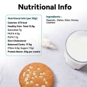 2 - Beyond Food The Ultimate Protein Cookies,  6 Piece(s)/Pack  Crunchy Peanut Butter 