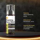 6 - Ustraa Foaming Face Wash,  150 ml  for Skin Brightening 