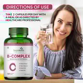 3 - Simply Herbal B-Complex,  120 capsules  Unflavoured (Pack of 3) 