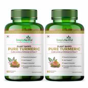 1 - Simply Herbal Pure Turmeric (Pack of 2),  60 capsules 