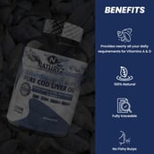 9 - Naturyz Triple Strength Omega 3 Fish Oil 60 Softgels & Icelandic Pure Cod Liver Oil 200 Softgels Combo,  2 Piece(s)/Pack 