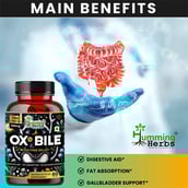 5 - Humming Herbs Ox Bile Extract 1100mg,  60 capsules 