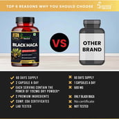 5 - Humming Herbs Black Maca,  60 capsules 