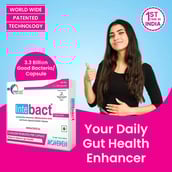 4 - Dr. Morepen Intebact 3.3 BN Probiotics,  10 capsules  Unflavoured (Pack of 2) 