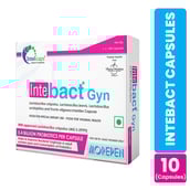 2 - Dr. Morepen Intebact Gyn,  10 capsules  Unflavoured (Pack of 2) 