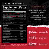 2 - Unmatched BH2K Pre-Workout,  0.89 lb  Pink Lemonade 