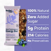 2 - Beyond Food Meal Replacement Energy Bar,  6 Piece(s)/Pack  Fresh Blueberry 