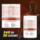 4 - Big Flex Essential BCAA, 0.52 lb 30 Servings Pineapple