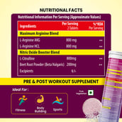 8 - Naturyz L-Arginine Max 2600 Flavour Orange,  15 tablet(s) 