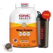 GNC Select Whey Protein,  4.4 lb  Cookies & Cream (with Shaker) 