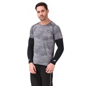 2 - Redesign Nylon Compression Arm Sleeves,  Black  XL 