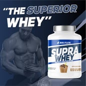 5 - Big Flex Supra Whey Multi-Blend Protein, 4.4 lb Coffee Shake