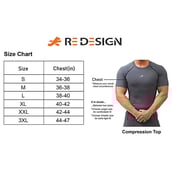 6 - Redesign Nylon Compression Cut Sleeve Tshirt,  White  Large 