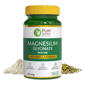 1 - Pure Nutrition Magnesium Glycinate,  Unflavoured  120 tablet(s) 