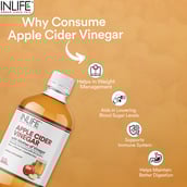 5 - INLIFE Apple Cider Vinegar with Mother,  0.5 L  Natural 