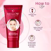 6 - Meglow Skin Brightening Face Cream for Women,  50 g  for Glowing & Radiance Skin (Pack of 2) 