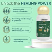 3 - Cannarma Hair Oil with Coconut & Almond,  50 ml  Complete Hair Nutrition 