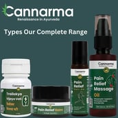 8 - Cannarma Pain Relief Massage Oil,  50 ml 