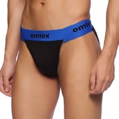 2 - Omtex Rio Supporter Back Covered for Men,  Large  Blue 