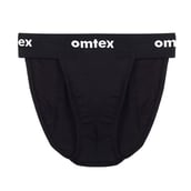 7 - Omtex Rio Supporter Back Covered for Men,  Small  Black 