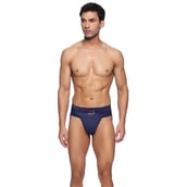 4 - Omtex Gym Supporter (Pack of 2),  Large  Navy Blue 