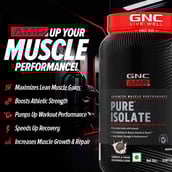 3 - GNC AMP Pure Isolate Powder,  2 lb  Cookies & Cream 