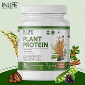 4 - INLIFE Vegan Plant Protein,  2.2 lb  Coffee 