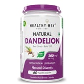 1 - HealthyHey Nutrition Natural Dandelion Root Extract,  60 veggie capsule(s) 