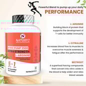7 - Naturyz Nitric Oxide Pump 2500 L-Arginine,  90 tablet(s) 