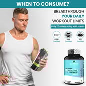 8 - Naturyz Triple Strength L-Carnitine L-Tartrate 2000mg,  50 tablet(s)  Unflavoured 