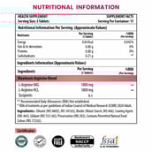 1 - Naturyz Triple Strength L-Arginine Complex 3600mg, 50 tablet(s)