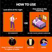 4 - Fast & Up Nightout Fizzy Lemon,  10 tablet(s) 