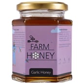 Farm Honey Garlic Honey,  350 g  Unflavoured 