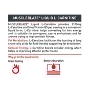 3 - MuscleBlaze Liquid L-Carnitine,  300 ml  Lemon Lime 
