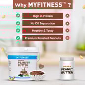 3 - Myfitness Chocolate Peanut Butter,  2.5 kg  Smooth 