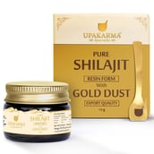 1 - Upakarma Ayurveda Pure Shilajit Resin Form with Gold Dust, 10 g