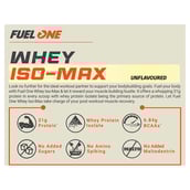 5 - Fuel One Whey Iso-Max,  2.2 lb  Unflavoured 
