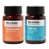 HealthKart HK Vitals Multivitamin & Fish Oil 30 caps combo