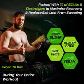 8 - Naturyz Instantized BCAA 7000 PRO, 0.33 lb 11 Servings Mango