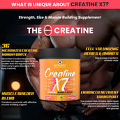 4 - Naturyz Creatine X7 Post-Workout Drink,  Mango Orange  0.55 lb 