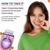 7 - Naturyz Melatonin,  30 gummies  Orange 