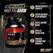 6 - Megagrow Mass Gainer High Calories Formula,  2.2 lb  Milk Chocolate 