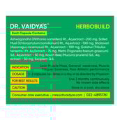 8 - Dr. Vaidya's Herbobuild,  60 tablets 