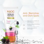 5 - VLCC Bright Glow Serum Face Wash,  150 ml  with Vitamin C Serum & Mulberry (Buy One Get One) 