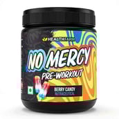 1 - Healthfarm No Mercy Pre-Workout,  0.29 lb  Berry Candy 
