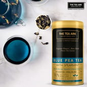 3 - The Tea Ark Blue Pea Tea,  Spearmint - Tin  50 g 
