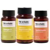 HealthKart HK Vitals Multivitamin & Omega 3 & Calcium 60 Tabs Combo