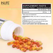 5 - INLIFE Turmeric Oil 500mg,  60 capsules 
